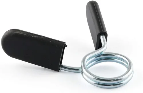 Vista 3 de E-outstanding Clip de collar de resorte, 2 unidades, estándar de 1 pulgada/0.984 in, abrazaderas de bloqueo de campana para mancuernas