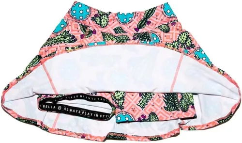 Vista 6 de Pickleball Skort Cactus 1 A-Line Skort, Cactus Print Sportswear, Soft and Comfortable