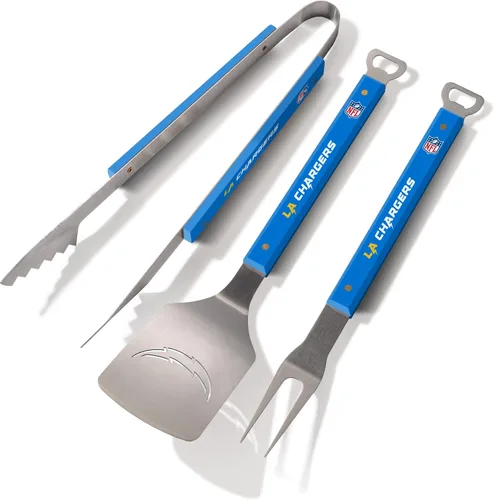 Vista 27 de YouTheFan NFL Spirit Series - Juego de barbacoa de 3 piezas