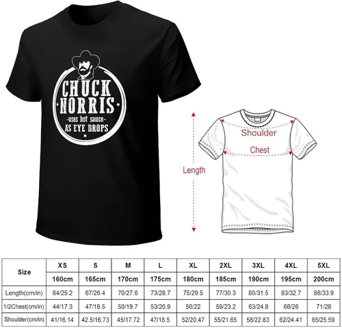Vista 2 de Chuck Norris Uses Hot Sauce As Eye Drops Men's T-Shirt, R2