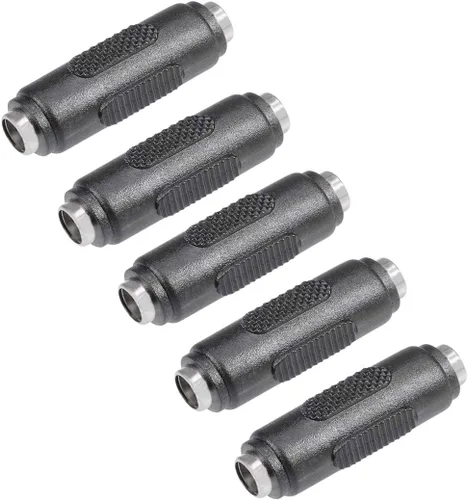 Vista 11 de 10 conectores BNC hembra a hembra y DC macho a macho de 0.217 in x 0.083 in, adaptador de conector de cable de alimentación de 12 V 5A, adaptador