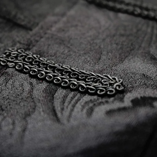 Vista 4 de Abrigo steampunk para hombre, chaqueta colonial, vintage, medieval, victoriano, traje