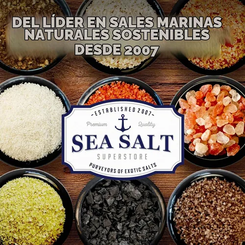 Vista 7 de Sea Salt Superstore Sal marina kosher de grano grueso para molinillo, bolsa