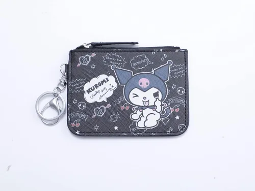 Vista 7 de Cartera de gatito para mujer y niña con cordón para gatito Kuromi a Kitty Wc
