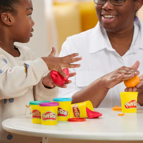 Vista 4 de Play-Doh Jewel Colors - Paquete de 12 latas de 4 onzas a granel, rellenos para calcetines navideños, premios y recuerdos de fiesta, manualidades