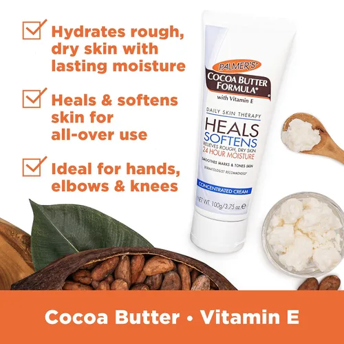 Vista 3 de Crema concentrada de terapia diaria de la piel con fórmula de manteca de cacao Palmer's, 3.75 onzas