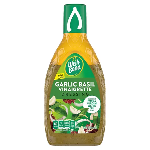 Vista 15 de Aderezo de vinagreta de mezcla de aceite de aguacate con hierbas de jardín Wish-Bone, 15 fl oz