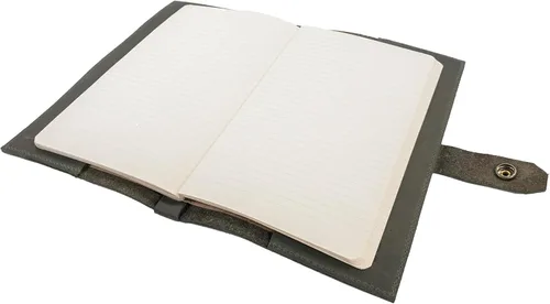Vista 4 de Hide & Drink, Riveted Notebook Cover for Moleskine (5 x 8.25 in.) Notebook NOT Included (Dark Jade)