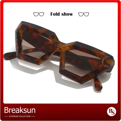 Vista 4 de Gafas de sol de ojo de gato con montura gruesa para mujer, estilo vintage, de moda, estilo retro