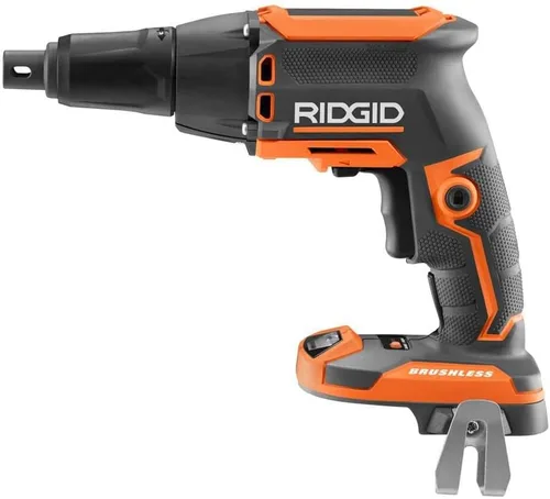 Vista 4 de RIDGID Destornillador inalámbrico sin escobillas para paneles de yeso de 18 voltios con accesorio combinado (solo herramienta)