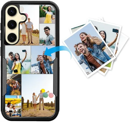 Vista 8 de Funda de teléfono personalizada para Galaxy S20 FE 5G, funda para teléfono multifoto, funda protectora resistente de doble capa a prueba de golpes