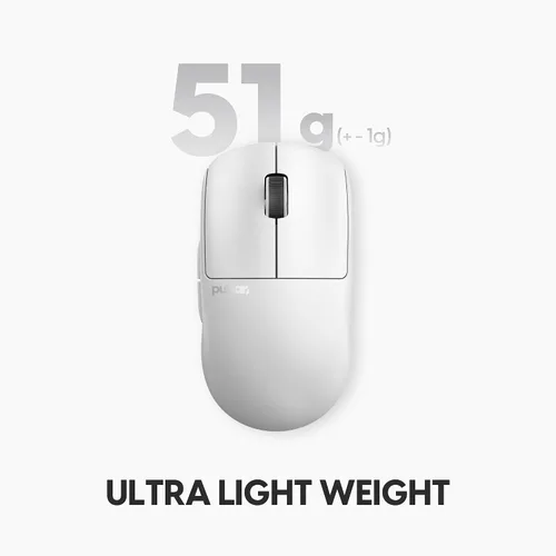 Vista 5 de Pulsar Gaming Gears - Mouse inalámbrico para juegos X2 v3, ultraligero, interruptor óptico, 32 000 DPI, 750 IPS, sensor XS-1, compatible con 8 K