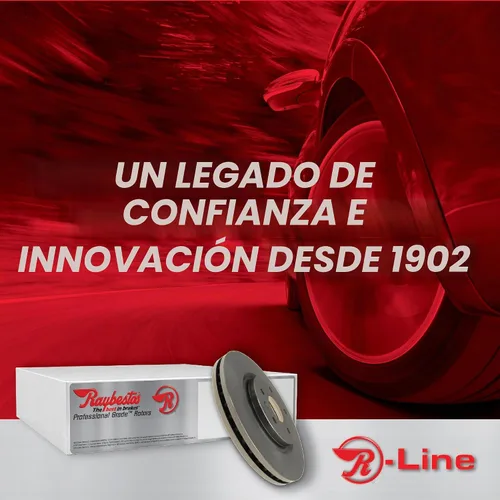 Vista 9 de Raybestos R-Line 680182R - Rotor de freno de disco trasero de repuesto