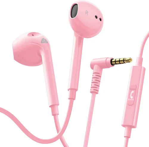 Vista 19 de LUDOS Zenith - Auriculares intraurales con cable, auriculares con micrófono, con cable para auriculares Jack de 0.138 in para iPhone, Samsung