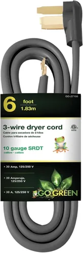 Vista 15 de Go Green Power GG-27004 cable de alimentación para estufa de 4 pies, 3 cables, 30 amperios