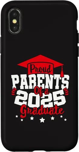 Vista 4 de iPhone 15 Parents of a 2025 Graduate Class Senior Graduation Grad 25 Case