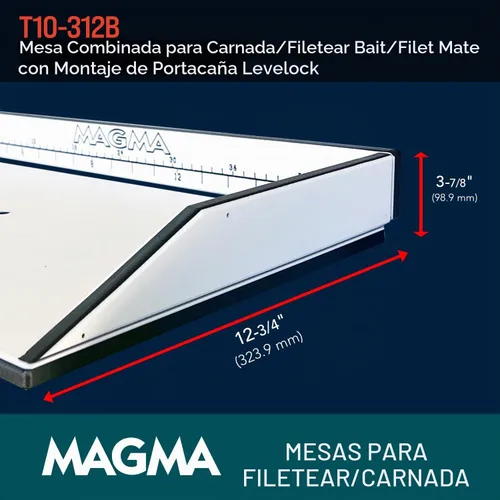 Vista 5 de Magma Products Soporte Combinado para Cebo/Filete Mate y Montaje de Portacañas Levelock