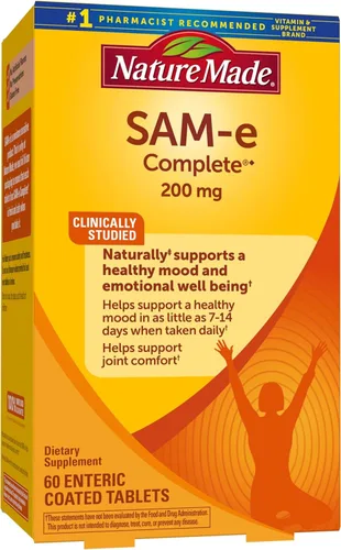 Vista 9 de Nature Made SAM-e Complete 400 mg, suplemento dietético para apoyo al estado de ánimo, 36 tabletas, suministro para 36 días