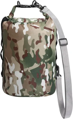 Vista 7 de Bolsas secas impermeables, pequeñas y ligeras con correa para tabla de remo, kayak, pesca, camping, senderismo (3L)