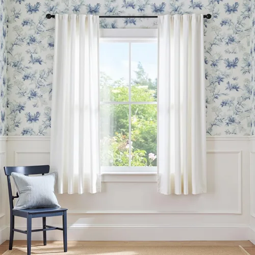 Vista 16 de Lazzzy - Cortinas de terciopelo blanco de 63 pulgadas de largo para sala de estar o dormitorio, cortinas con filtro de luz, aislación térmica