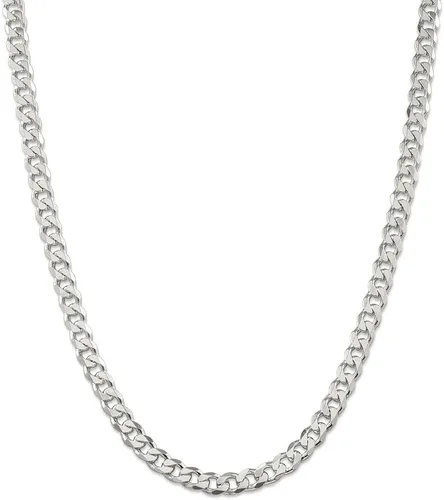 Vista 7 de ICE CARATS 925 Sterling Silver 7mm Curb Chain Necklace Pendant Charm Fine Jewelry For Women Gifts For Her