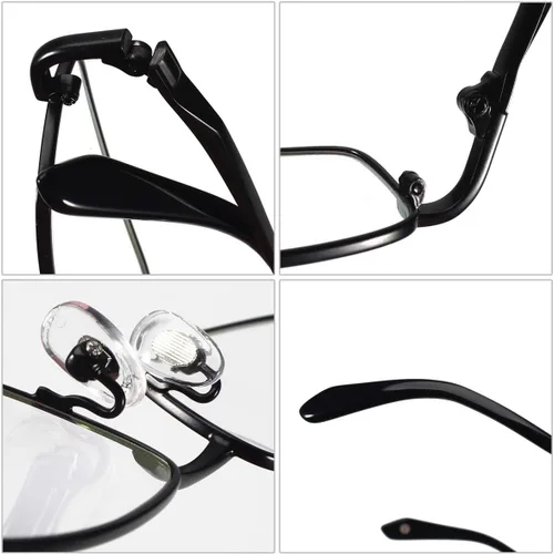 Vista 23 de Agstum Gafas ópticas de montura duradera de titanio con montura completa