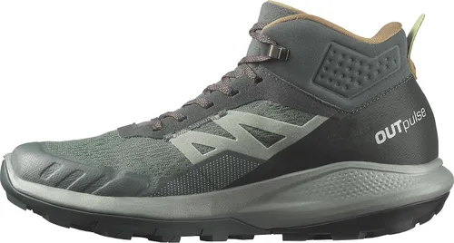 Vista 3 de Salomon Botas de senderismo OUTPULSE Mid Gore-Tex para hombre Urban Chic/Sombra/Cuero crudo