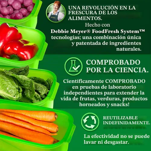 Vista 3 de Debbie Meyer UltraLite GreenBox, contenedores reutilizables