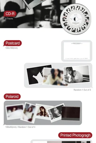 Vista 3 de Taeyeon To. X 5º Mini álbum CD+Folleto+Tarjeta fotográfica+seguimiento sellado TAE YEON TO.X (una versión)