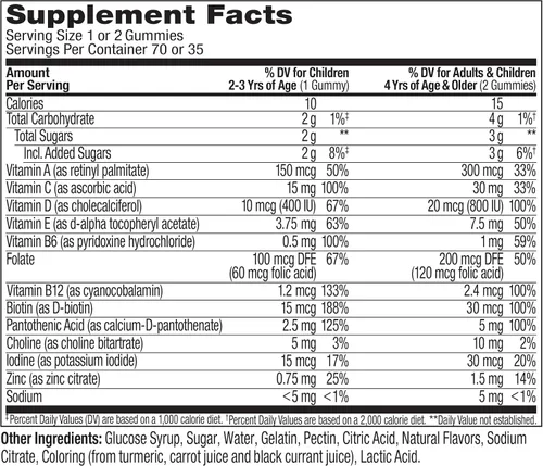Vista 8 de OLLY - Gusanos de goma multivitamínicos para niños, salud general y apoyo inmunológico, vitaminas y minerales A, C, D, E, Bs y zinc, suplemento
