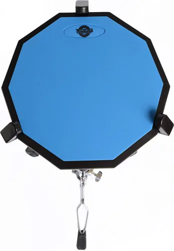 Vista 2 de Almohadilla de percusión Tromme, 12 pulgadas, silicona de ambos lados y base de madera que da la sensación de ser un tambor real para practicar