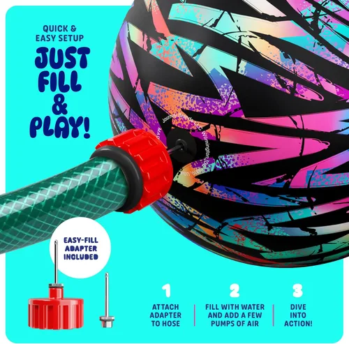 Vista 5 de HydroSport Pelota de inmersión – Juguetes de piscina – Juegos de piscina para niños, adultos y familia – Pelotas de agua – Juguetes de agua