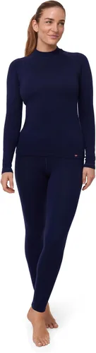 Vista 7 de DANISH ENDURANCE Capas Base de Lana Merino para Mujer, Set Extremadamente Cálido Verde oscuro