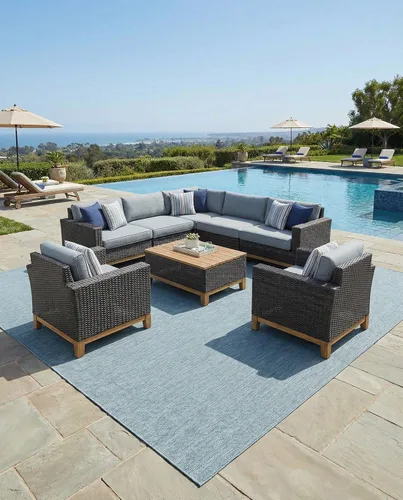 Vista 22 de Rugs.com Outdoor Solid Collection - Alfombra de pelo plano beige de 2 x 3 pulgadas, perfecta para entradas, cocinas, rincones de desayuno, piezas