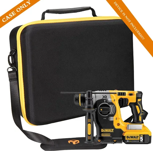 Vista 5 de Aproca - Funda para taladro de martillo giratorio DEWALT DCH273B 20V MAX SDS (solo caja) Bolsa de almacenamiento portátil