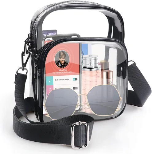 Vista 10 de COROMAY - Bolso transparente para mujer, apta para estadios