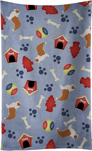 Vista 103 de Caroline's Treasures BB3948KTWL Affenpinscher Dog House Collection - Toalla de cocina para invitados, toalla de baño decorativa para cara, té, paño