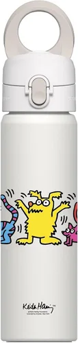 Vista 31 de RHINOSHIELD AquaStand - Botella magnética de 16 onzas, botella de agua aislada de acero inoxidable de boca redonda, botella deportiva con mango