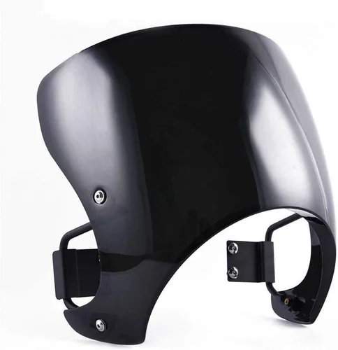 Vista 8 de Parabrisas de motocicleta compatible con Kawasaki Z900RS Cafe Racer 2018-2020 Z 900 RS Motocycle Part Smoke Z 900RS Parabrisas carenado deflector
