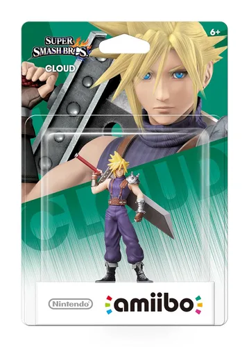 Vista 2 de Nintendo amiibo - Cloud SSB vídeo juego