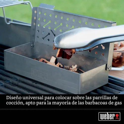 Vista 5 de Weber Caja universal para ahumar de acero inoxidable