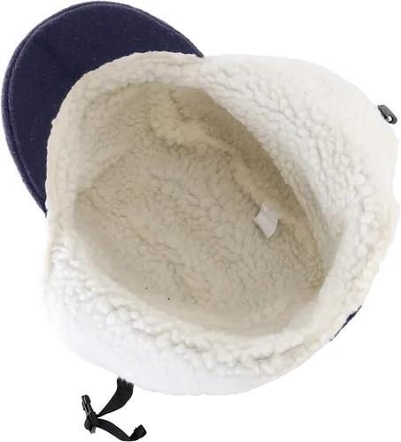 Vista 6 de Connectyle Sombreros de invierno cálidos de forro polar para hombre con visera resistente al viento con orejeras