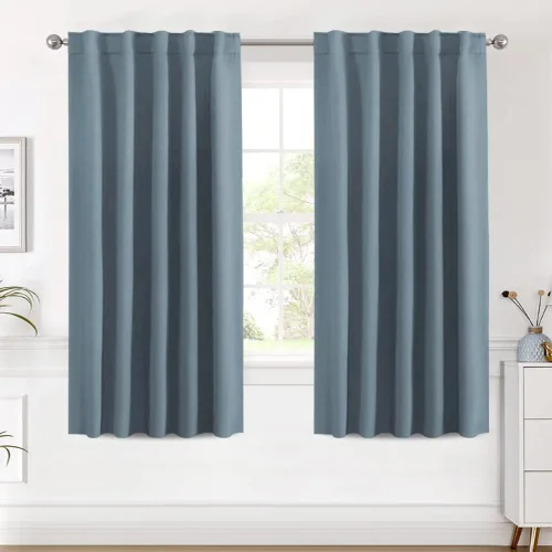 Vista 187 de H.VERSAILTEX Cortinas Opacas con Aislamiento Térmico, Paneles de Tratamiento de Ventanas que Oscurecen la Habitación, Cortinas Opacas para Sala