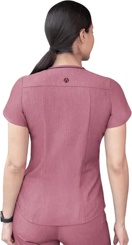 Vista 2 de Adar Pro Scrubs para mujer - Moderno cuello en V