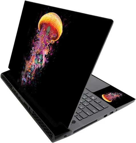 Vista 111 de MightySkins - Skin brillante con purpurina para Alienware M17 R3 (2020) y M17 R4 (2021) - Diversión de los años 90 Acabado duradero con purpurina