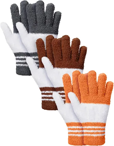 Vista 19 de Patelai 12 pares de guantes de microfibra para plantas y hojas, talla S Colores surtidos