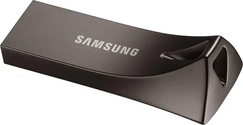 Vista 2 de SAMSUNG BAR Plus 64 GB - 300 MB/s USB 3.1 Flash Drive Titan Gray (MUF-64BE4/AM)