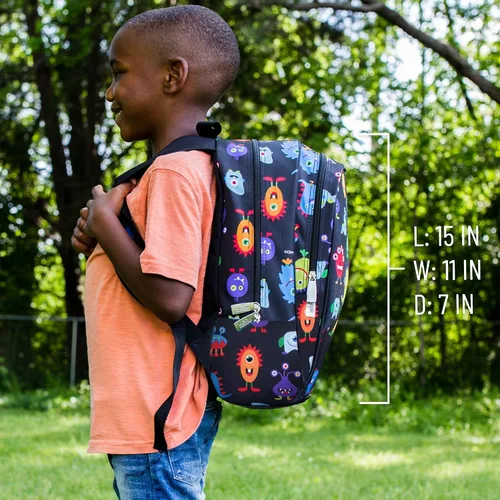 Vista 6 de Wildkin - Mochila infantil de 15 pulgadas para niños y niñas