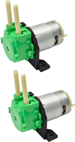 Vista 8 de CHANCS Mini bomba peristáltica de motor paso a paso de precisión de 0.315 in DC 3 V 5 V 3.7 V Caja de engranajes de metal completo Bomba de líquido