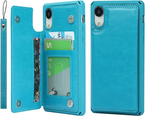 Vista 25 de Cavor - Funda para iPhone 6, 6S, 7, 8 Plus, 11 Pro, XS, Max, XR A-Negro